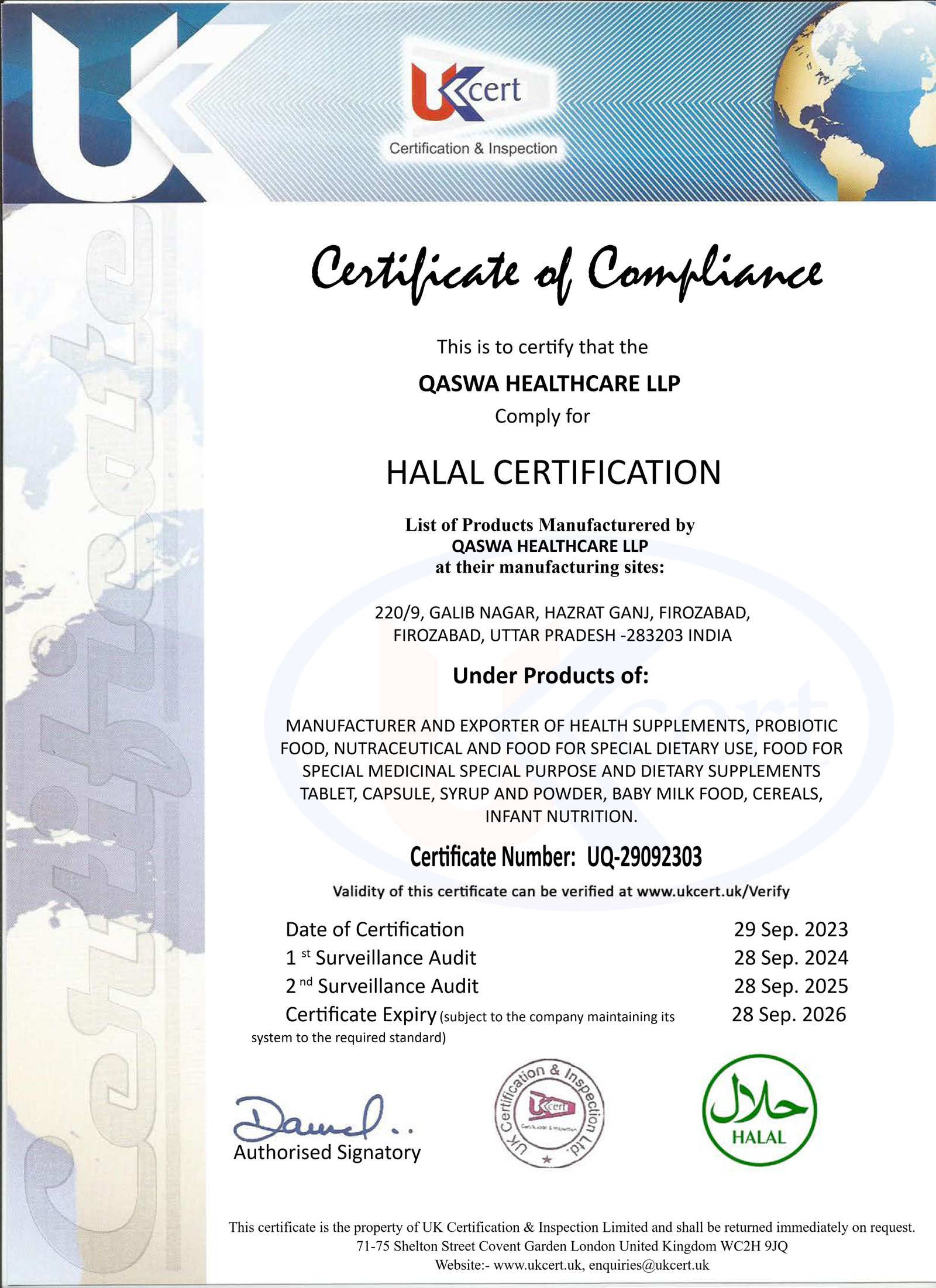 Halal UK Certification